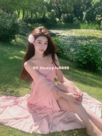 森林系仙女下凡！🌸 純欲正妹「菲菲」💎 粉嫩輕紗 × 極致官能挑逗